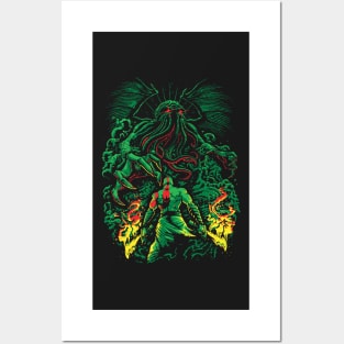 kratos god Posters and Art